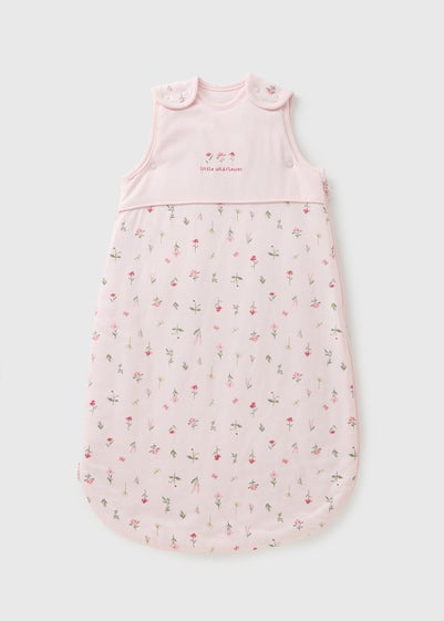 Baby Pink Floral Sleeping Bag (Newborn-18mths)