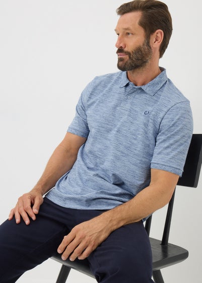 Lincoln Blue Popcorn Injection Polo