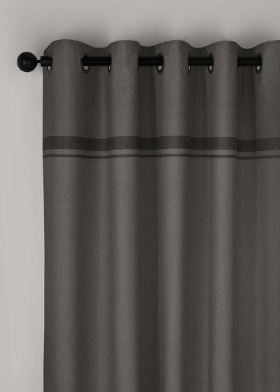Catherine Lansfield Melville Lined Eyelet Curtains