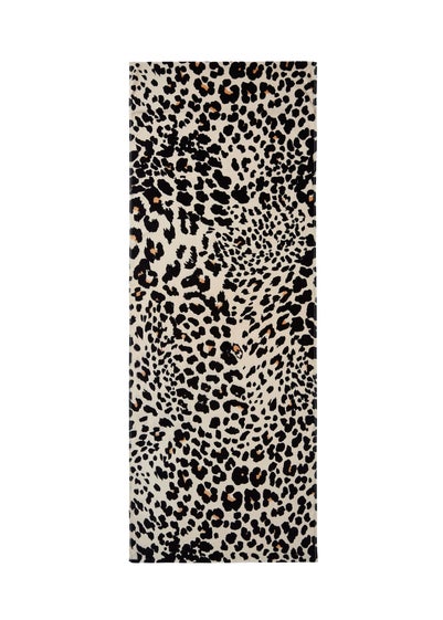 Catherine Lansfield Leopard Cotton Beach Sun Lounger Towel