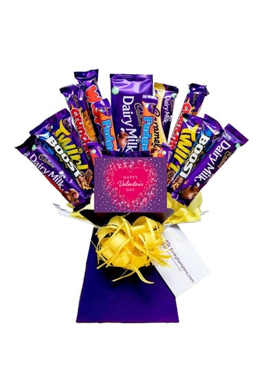 Funky Hampers Valentines Cadbury Bouquet