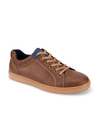 Cotton Traders Chestnut Lace Up Trainers