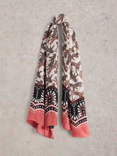Halstuch Lucinda mit Leopardenmotiv