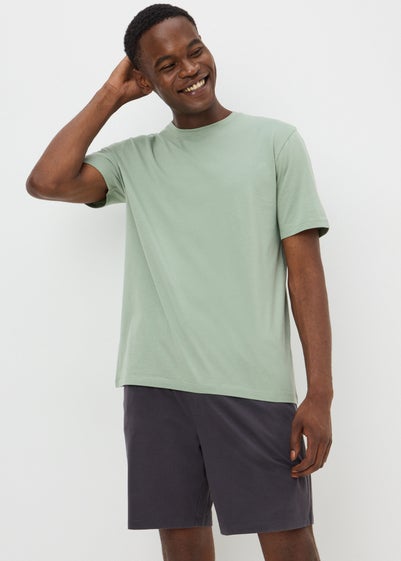 Green Basic Short Pyjama Set