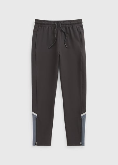 Boys Black Reflective Joggers (7-15yrs)