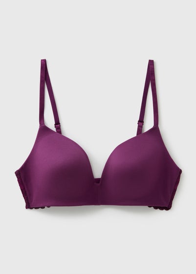Purple Non Wired Bra