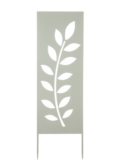 Premier Decorations Fern Design Metal Screen Sage Green