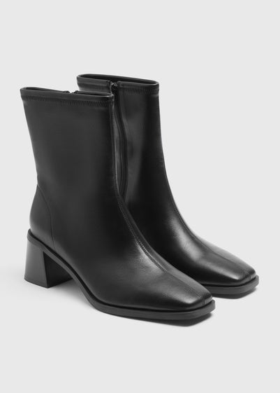 Black Sock Ankle Boot