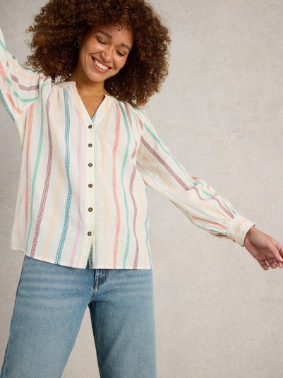 Jacquardbluse Gilly