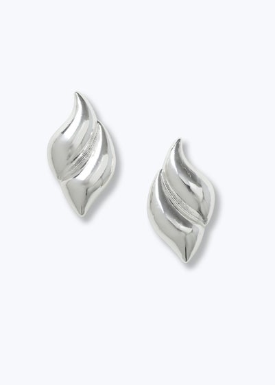 Muse Silver Triple Droplet Stud Earrings