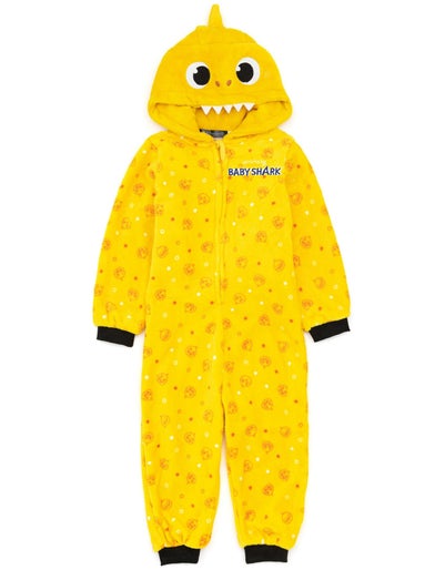 Baby Shark Yellow Kids Onesie (12 months- 3 Years)