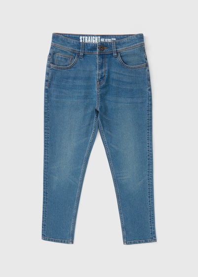 Boys Lightwash Straight Fit Jeans (7-15yrs)