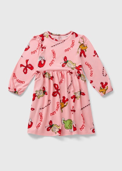 Cindy Lou Pink Dress (1-10yrs)