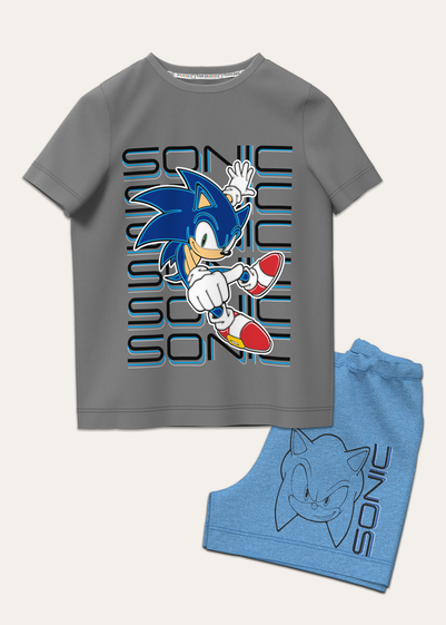 Sonic The Hedgehog Blue/Grey Daywear Set (4-12 Years)