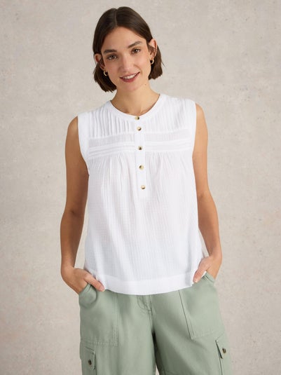 Top Isla aus Materialmix