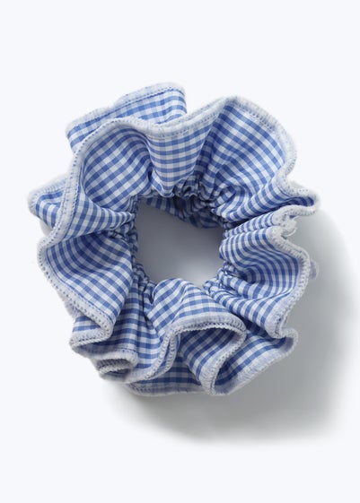 Muse Flitzy Back To School Blue Scrunchie