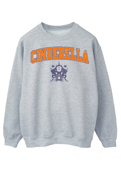 Disney Cinderella Collegiate Heather Grey Sweatshirt