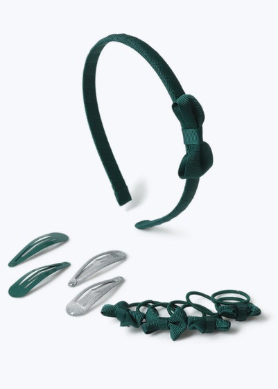 Flitzy Back To School Green Headband Set