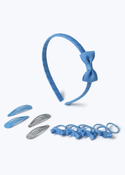 Flitzy Back To School Blue Headband Set