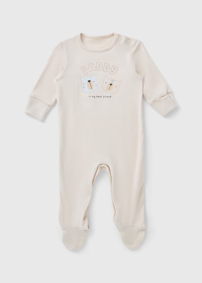 Baby Daddy Bear Sleepsuit (Newborn–18mths)