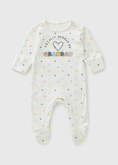 Baby Multi Coloured Grandad Sleepsuit (Newborn–18mths)