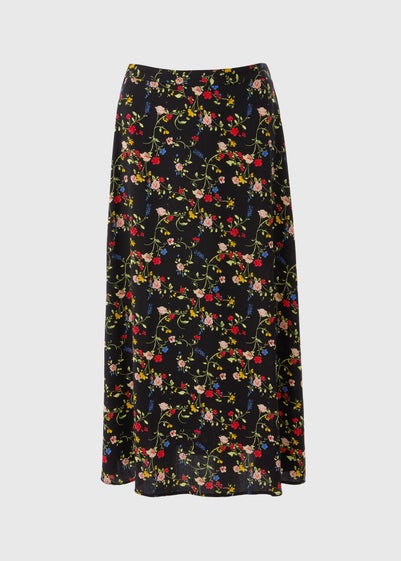 Ditsy Flared Hem Skirt
