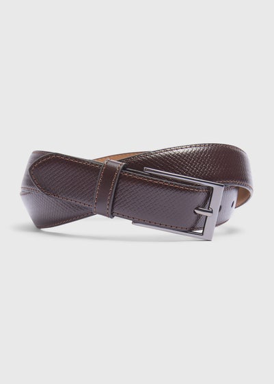 Taylor & Wright Brown Embossed Strap Belt