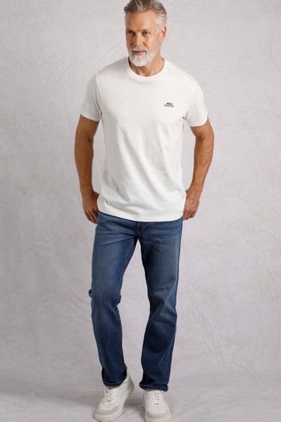 Weird Fish Cream Fished Branded T-Shirt