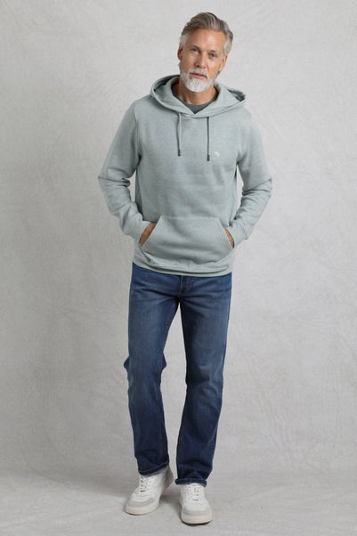 Weird Fish Grey Hugo Branded Popover Hoodie