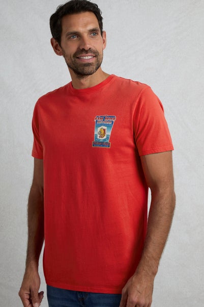 Weird Fish Red Fin Hof Back Print Artist T-Shirt