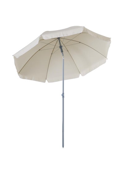 Outsunny Tilt Garden Parasol Beach Umbrella Patio Sun Shade