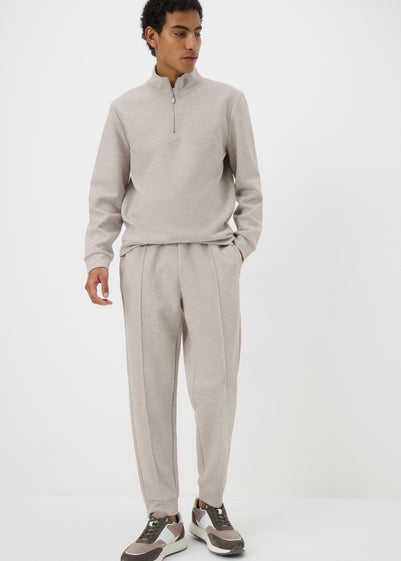 Beige Smart Joggers
