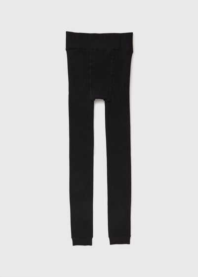 Black Fleece Lined Leggings