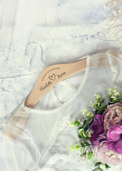 Personalised Memento Company Always & Forever Wooden Hanger