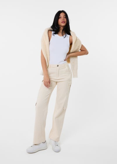 Pink Vanilla Stone Cargo Trousers