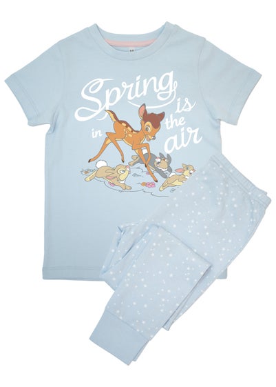 Disney Bambi Spring Is In The Air Girls Blue Stars Pyjamas (3-8 Years)