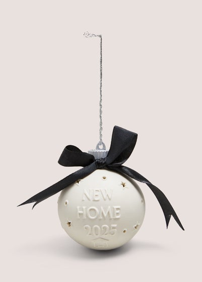 Cream Light Up New Home Bauble