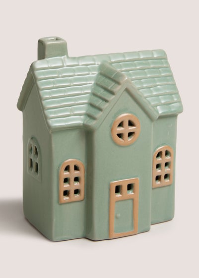Green LED House Ornament