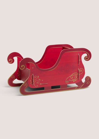 Red Present Sleigh
