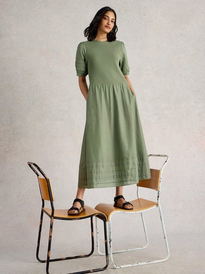 Kleid Claudia aus Materialmix