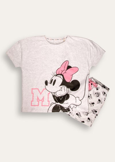 Disney Minnie Mouse Grey Short Pyjama Set