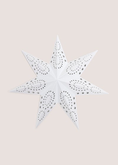 White Metal Hanging Star