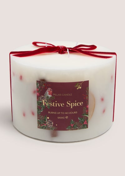 Large Festive Spice Botanical Candle