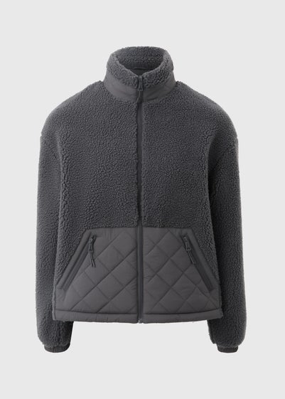 Souluxe Grey Borg Jacket