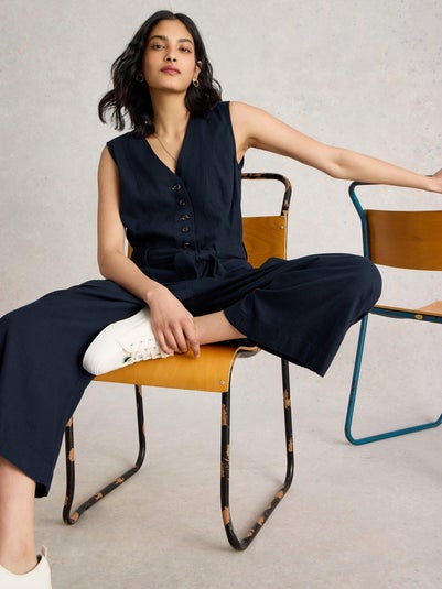 Jumpsuit Betty mit weitem Bein