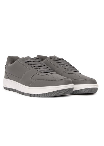 Crosshatch  Grey  Casimiro  Trainers