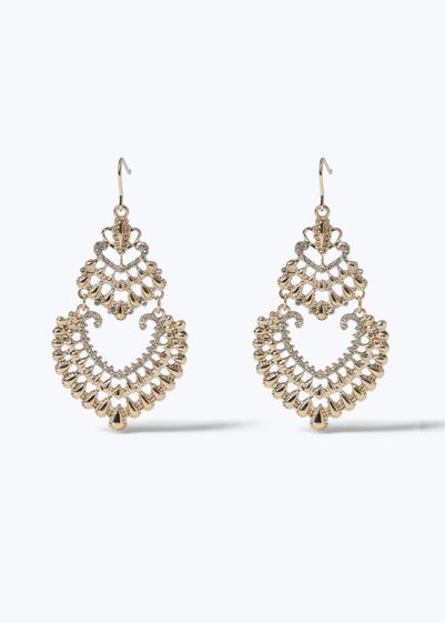 Muse Gold Fishhook Earrings