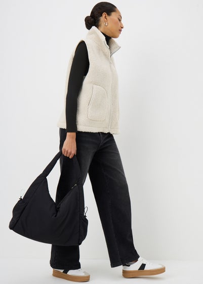 Cream Borg Gilet