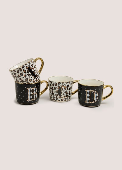 Mono Leopard A-Z Mug