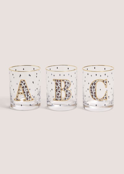 Clear Leopard A-Z Glass